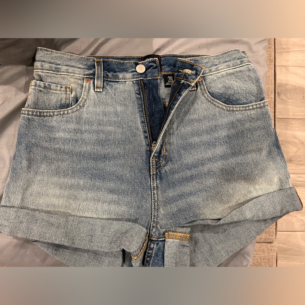 Denim shorts